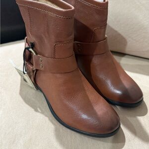 Frye Kids Tan Leather Boots